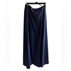 Scott McClintock skirt Homecoming vintage Long A-line maxi Ball Formal blue sz 8
